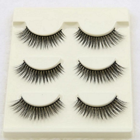 Hot 2 Set Luxury Natural 3D Eyelash Long Glam + 2 - Picture 2 of 6